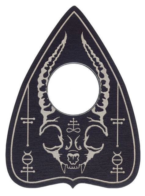 Ouija Tattoo, Ancient Alchemy, Occult Tattoo, Ouija Planchette, Retro Tattoos, Spirit Board, Tattoo Portfolio, Spirit World, Ouija Board