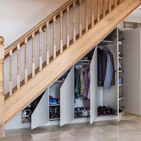 Stairway Storage, Under Stairs Nook, Under Stairs Storage Solutions, Under Stairs Ideas, Space Under Stairs, Closet Under Stairs, تحت الدرج, درج السلم, Under Stair Storage