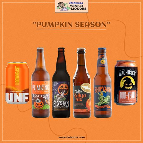 "PUMPKIN SEASON"  Downeast Pumpkin Cider Southern Tier Pumking Imperial Ale Elysian Pumpkin Variety 12 pack Dogfish Punkin Ale  Shipyard Pumpkin Ale  Wachusett Boo-Yeah  #Pumpkin #PumpkinSeason #Beer #Wine #Liquor #Whiskey #winestore #liquorstore #DebucasWineandLiquors #Debucas Pumpkin Cider, Southern Tier, Pumpkin Varieties, Pumpkin Ale, Wine Store, Pumpkin Season, Pumpkin Seasoning, Wine And Liquor, Liquor Store