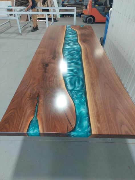 Large Walnut 12ft x 4ft Epoxy River Dining Table Tree Types, Coffee Table Kitchen, Furniture Cleaner, Into The Wood, Epoxy Resin Table, Epoxy Table, Walnut Table, Kitchen Dining Tables, Live Edge Table