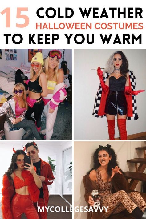 I�’m obsessed with these cold weather halloween costumes! Halloween is always cold where I live and these will definitely keep me warm. #warmhalloweencostumes Warm Halloween Costumes, Costumes For Teenage Girl, Teenage Halloween Costumes, Warm Halloween, Carnaval Outfit, Unique Couple Halloween Costumes, Carnaval Costume, Cute Couple Halloween Costumes, Diy Halloween Costumes Easy