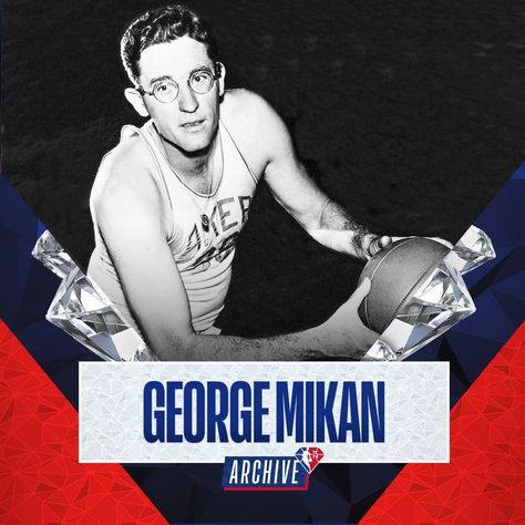 George Mikan, 75th Anniversary, Sports, Movie Posters, Fictional Characters, Film Posters