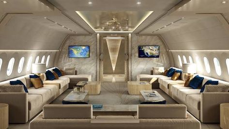 Private Plane Interior, Jet Interior, Private Jet Interior, Luxury Jets, Classic Hotel, Luxury Private Jets, Aircraft Interiors, Private Plane, Interior Design Photos