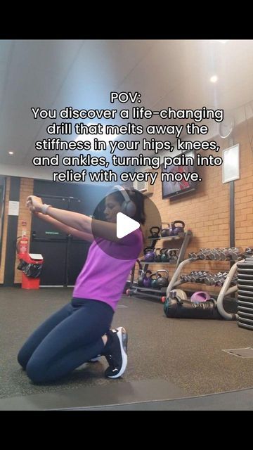 Shallu Gupta- Multi award winning fitness coach for women on Instagram: "Save this drill if you wake up with stiffness in hips, knees, and ankles.

 Take the support if you need it and do as much as you can pain-free.

#stiffknees #stiffness #legmobility #kneemobility #hipmobilityexercises #anklepain #anklemobility #soreknees #arthiritisrelief #rangeofmotionexercises #lowerbodywarmup #arthiritis #jointpain #painreleif" Isolated Exercises, Pelvic Floor Muscle Exercise, Hip Mobility Exercises, Sore Knees, Ankle Mobility, Ankle Pain, Hip Mobility, Pelvic Floor Muscles, Pelvic Floor