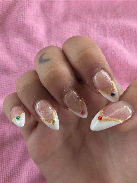 Sailor Moon Short Nails, Sailor Moon Inspired Nails Simple, Sailor Scout Nails, Sailor Moon Aesthetic Nails, Nail Designs Sailor Moon, Sailor Moon Gel Nails, Sailormoon Nail Design, Sailor Moon Nails Simple, Sailor Moon Themed Nails