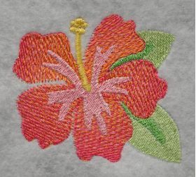 Designs :: Occasions :: Summer :: Hibiscus Flower Hibiscus Flower Embroidery Pattern, Embroidered Hibiscus Flower, Embroidery Hibiscus Flower, Frangipani Embroidery, Hibiscus Flower Embroidery, Senior Patches, Hibiscus Embroidery, Tropical Embroidery, Boutique Fonts