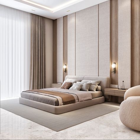 KW | MASTER BEDROOM :: Behance Bedroom Inspirations Master Japandi, Contemporary Luxe Bedroom, Interior 2023, Bedroom Behance, Contemporary Luxe, Japanese Modern House, Bedroom Inspirations Master, Luxe Bedroom, Simple Interior