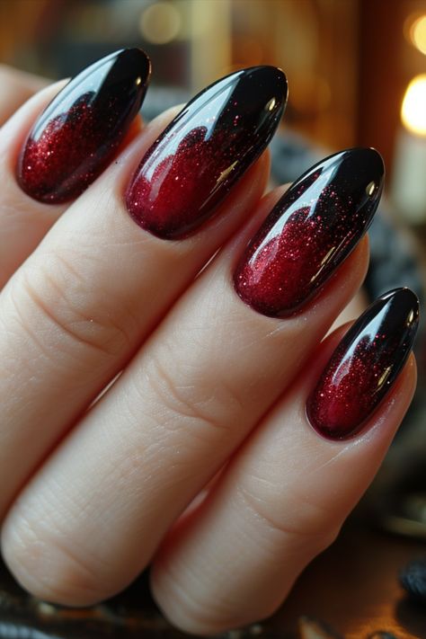 Burgundy Nail Polish Winter Ombre Nails Ideas, Garnet Nails, Crimson Nails, Mum Nails, Blush Nail Designs, Nail Combinations, Blush Nail, Burgundy Nail Polish, Deep Red Nails