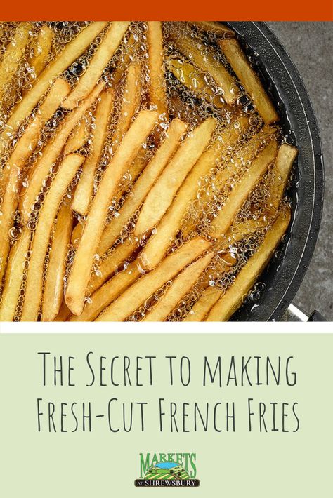 In And Out Fries Recipe, Making French Fries From Potatoes, How To Make Perfect French Fries, French Fries Recipe Deep Fryer, Making Fries From Potatoes, Best Way To Make French Fries, How To Cut French Fries, Crispy Deep Fried French Fries, Best Potato For French Fries