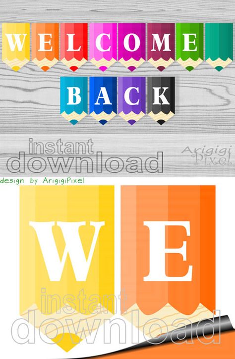 Welcome Back Banner, Tie Template, Esty Finds, Decorative Garland, Fall Carnival, Banner Printable, Display Boards, Super Teacher, School Murals