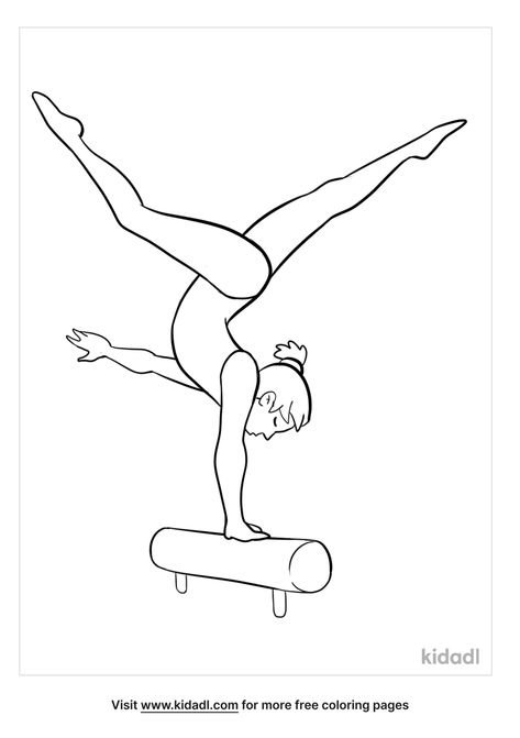 Gymnastics Coloring Pages, Gymnastics Posters, Forest Coloring Pages, Ballet Drawings, Good Night World, Sports Coloring Pages, Train Drawing, Sports Drawings, Frog Coloring Pages