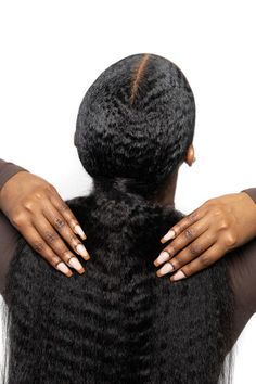 Black Hairstyle Ideas, Natural Hair Textures, Wrapped Ponytail, Natural Hair Ponytail, Black Hairstyle, Sleek Ponytail Hairstyles, Straight Ponytail, The Kinks, Pelo Afro