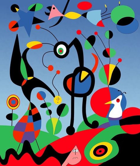 Joan Miró I Ferrà, Miro Paintings, Joan Miro Paintings, Abstract Art Images, Joan Mir, Spanish Painters, Artistic Installation, Joan Miro, Teaching Art