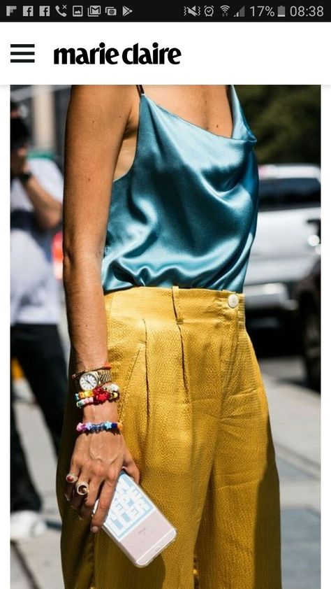 Mode Tips, Diana Vreeland, Blazer Outfit, Mode Boho, Satin Pants, Easy Style, Cooler Look, Looks Street Style, Fashion Weeks