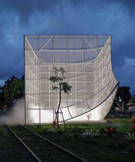 Taitung Taiwan, Abandoned Train Station, Urban Intervention, Pavilion Architecture, Old Train Station, Abandoned Train, Old Train, Urban Furniture, Greenhouse Gardening