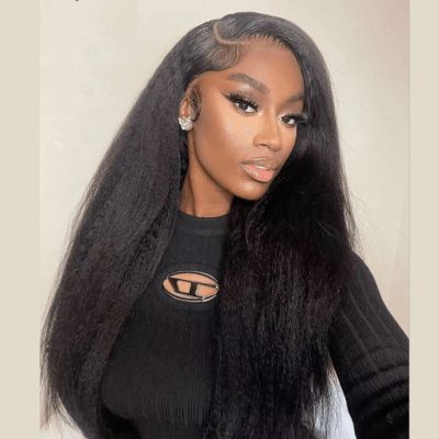 Yaki Hair, Red Wigs, Wigs Hair, Straight Lace Front Wigs, Lace Hair, Straight Human Hair, Straight Wig, Hd Lace, Wigs With Bangs