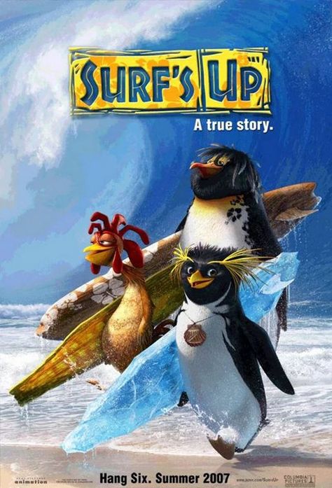 Surfs Up Movie, Mighty Mike, Film Frozen, Up Movie, Movie Screenshots, Dreamworks Movies, Surf Poster, Jeff Bridges, Shia Labeouf