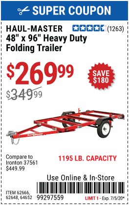 Folding Utility Trailer, Harbor Freight Folding Trailer, Aluminum Utility Trailer, Harbor Freight Trailer, Harbor Freight Trailer Mods, 5x8 Utility Trailer, Utility Trailer Rebuild, Inflatable Rafts, Kayak Trailer