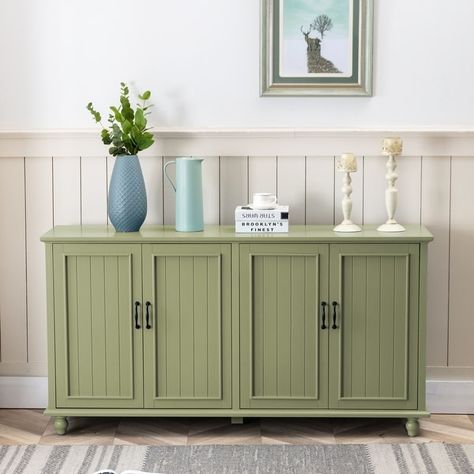 Kitchen Buffet Sideboard Coffee Bar Cabinet Accent Storage Cabinet Server Table - Bed Bath & Beyond - 38397422 Sideboard Coffee Bar, Server Table, Coffee Bar Cabinet, Accent Storage Cabinet, Wide Sideboard, Kitchen Buffet, Buffets And Sideboards, Accent Storage, Buffet Sideboard