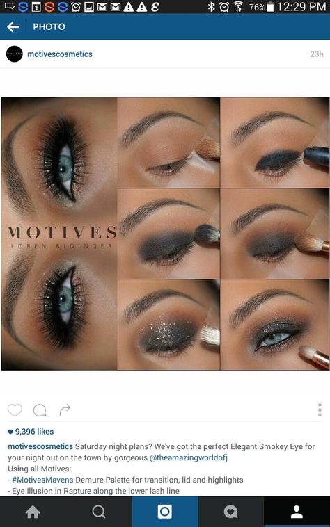 Smokey Eyes Tutorial, Eyeshadow For Blue Eyes, Black Smokey Eye, Smokey Eye Tutorial, Eye Base, Makijaż Smokey Eye, Gray Eyes, Eye Tutorial, Blue Eye Makeup