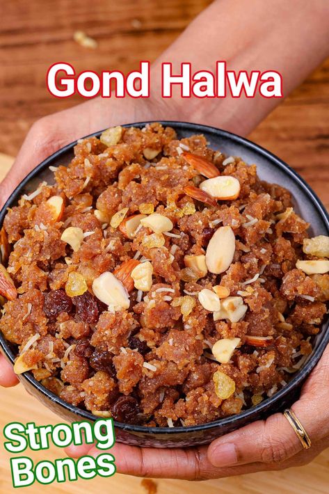 Gond Katira Recipe, Rabdi Recipe, Postpartum Recipes, Desi Traditional, Protein Bites Recipe, Sheera Recipe, Fig Dessert, Coconut Ice Cream Recipes, Edible Gum