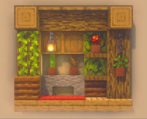 Minecraft Shelf Design, Minecraft Inside Decor, Minecraft Home Interior, Cute Minecraft Interior, Minecraft Dining Room, Minecraft Bookshelf, Minecraft Fireplace, Minecraft Storage Room, Minecraft Living Room