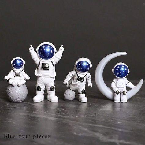 1pc/3pcs/4pcs Astronaut Model Figurine For Car/Home Decoration With Modern European Style, Birthday Gift | SHEIN USA Television Cabinet, Tv Stand Designs, Suport Tv, Figure Statue, Decor Figurines, Desktop Decor, Educational Toys For Kids, Birthday Gif, Cute Cars