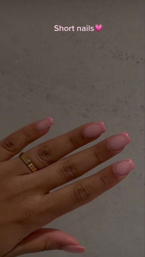 Nails On Mixed Skin, Basic Gel Manicure, Square Acrylic Nails Yellow, Purple Acrylic Nails Square, Pink Acrylic French Tip Nails, French Tip With Jewels, Yellow Nails Short, Nails Inspo Pink, Tip Nails Acrylic