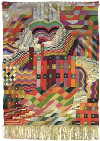 Bauhaus babe: Benita Koch-Otte at the Bauhaus Archiv - Core77 Bauhaus Weaving, Gunta Stolzl, Bauhaus Textiles, Walter Gropius, Colors And Patterns, Abstract Composition, Fibres Textiles, Geometric Motifs, Design Textile