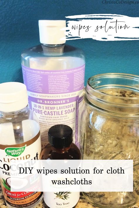 Simplify your life with this wipes solution for cloth baby wipes! Simple DIY tutorial. #Parenting #FamilyLife Diy Baby Wipes Cloth, Diy Baby Wipes Paper Towels, Diy Body Wipes, Water Wipes Baby, Diy Wipes, Cloth Wipe Solution, Homemade Wipes, Baby Wipes Recipe, Homemade Baby Wipes