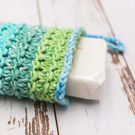 Soap Socks Knit Pattern, Knitted Soap Sacks Patterns, Soap Bags Knitted, Soap Sack Knitting Pattern, Knit Soap Saver Pattern Free, Soap Sack Crochet Patterns, Knit Soap Saver, Knitting Inspiration Easy, Soap Sack