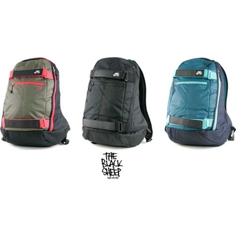 The New Nike Sb Embarca Backpack, Perfect For Lugging Round All Your Belongings Including Your Board. by blacksheepstore on Polyvore New Nike, Nike Sb, Skateboard, Backpacks, Gucci, Nike, Streetwear Brands, Independent Design, Luxury Fashion