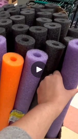 24K views · 19 reactions | Stick Dollar Tree pumpkins to a pool noodle... 👻 | DIY with Hometalk | DIY with Hometalk · Original audio Pool Noodle Diy, Hometalk Diy, Dollar Tree Pumpkins, Pool Noodle, Pool Noodles, Dollar Tree, Pumpkins, Noodles, Fall Decor