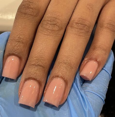 Nail Boo, Natural Color Nails, Natural Nails Manicure, Overlay Nails, Brown Acrylic Nails, Girly Acrylic Nails, French Tip Acrylic Nails, Her Nails, French Acrylic Nails