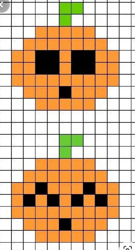 Fall Perler Bead Patterns Small, Easy Pixel Art Small Halloween, Halloween Pixel Art Small, Halloween Perler Bead Patterns Easy, Pixel Art Pattern Halloween, Nightmare Before Christmas Pixel Art, Halloween Pixel Art Grid, Cute Pixel Art Easy, Pixel Art Ideas Simple