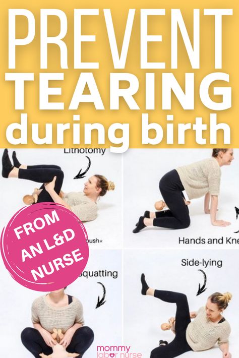 Want to prevent tearing during birth? These proven tips will help you prevent tearing during birth. I've looked at the research and there are ways to avoid tearing during birth - here's your complete guide! Stretches To Prevent Tearing, How To Avoid Tearing During Labor, Perineal Massage To Prevent Tearing, Avoid Tearing During Labor, Prevent Tearing During Birth, Pregnancy Stretching, Prevent Tearing During Labor, Labor Prep, Pregnancy Stretches