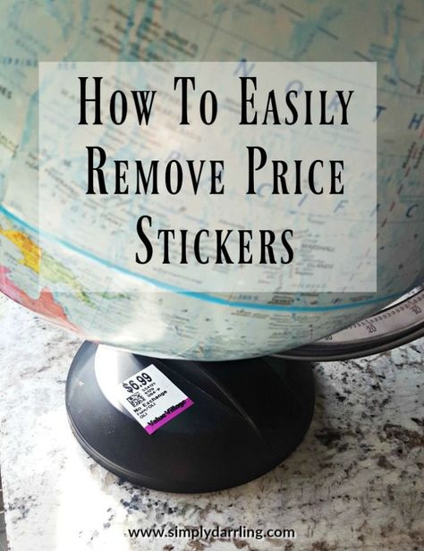 Get Stickers Off, Room Decor Crafts, Home Decor Diy Crafts, Cleaning Painted Walls, Cleaning Advice, Sticky Labels, Sticker Removal, Price Sticker, Toilet Cleaning