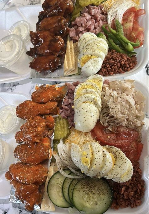 Black People Salad, Food Plates For Sale Ideas, Soul Food Aethstetic, Breakfast Plates Black People, Sleepover Food Dinner, Meal Ideas Black People, Soul Food Dinner, Food Babe, Delicacy Food