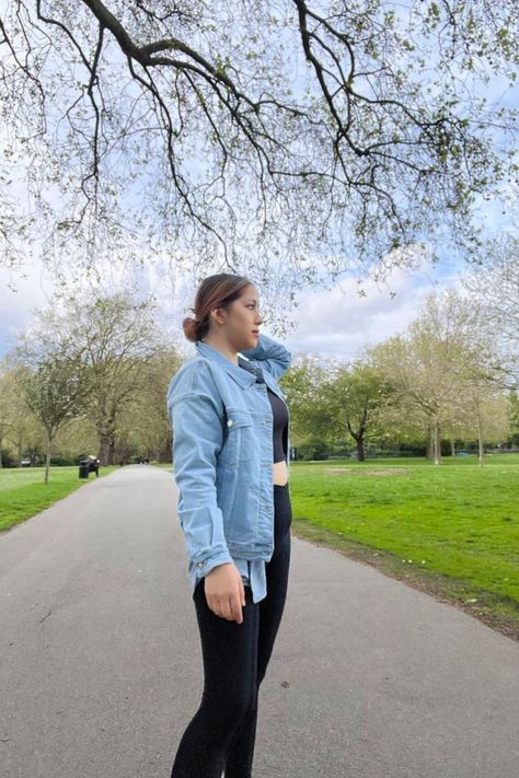 Nilufar's outfit idea wearing her Utyful light blue oversized button down classic denim jacket. Oversized Jean Jacket, Classic Denim Jacket, Jacket For Women, Trucker Jacket, Outfit Idea, Drop Shoulder, Stretch Denim, Jean Jacket, Denim Jacket