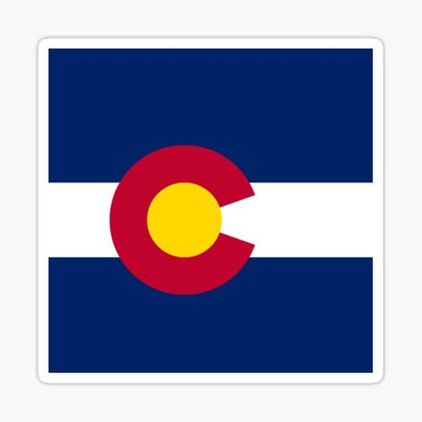 Colorado Stickers, Colorado State Flag, Georgia Tech, State Flags, Tech Logos, Google Chrome Logo, Georgia Tech Logo, Independent Artist, Flag