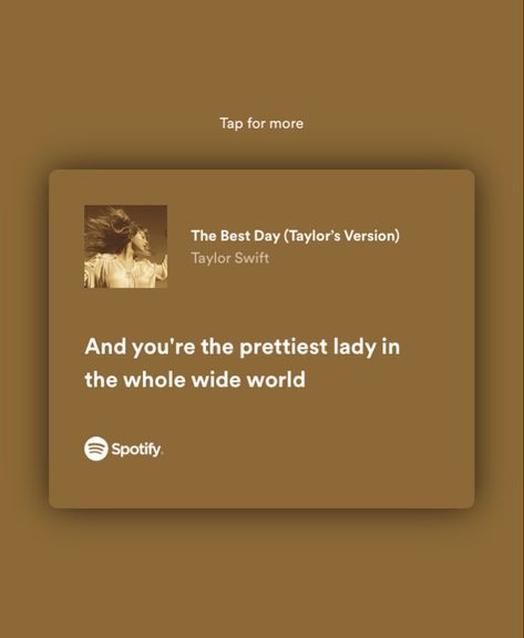 Taylor Swift The Best Day Lyrics, The Best Day Taylor Swift, Eras Outfit, Swift Lyrics, Cute Desktop Wallpaper, Taylor Swift Lyrics, Sweet Nothings, The Best Day, Book Quotes