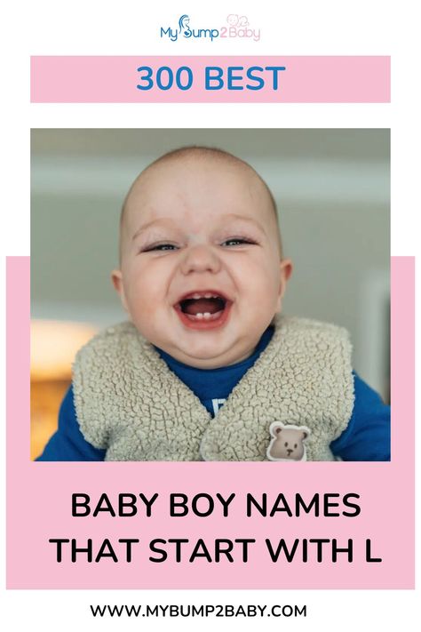 300 Best Baby Boy Names That Start With L. L Boy Names, Best Baby Boy Names, L Baby Names, Cool Baby Boy Names, Funny Baby Boy, Unique Baby Boy Names, Unique Boy Names, Letter L