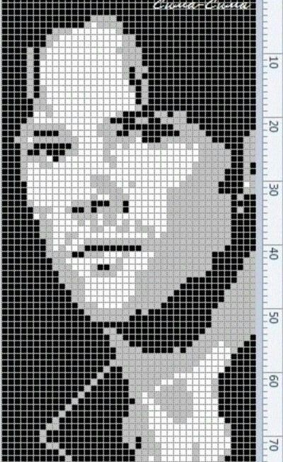 Supernatural Crochet Patterns, Supernatural Crochet, Supernatural Cross Stitch, Geek Cross Stitch, Jared Padalecki Supernatural, Pixel Art Templates, Pixel Crochet, Pixel Art Grid, Supernatural Sam