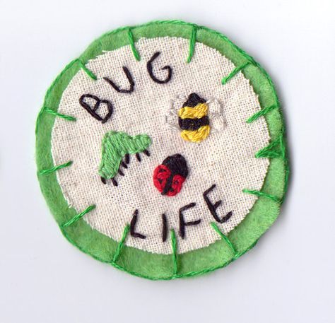 Bug Life Patch by Hanecdote on Etsy Bug Outfit Aesthetic, Goblincore Embroidery, Goblincore Crafts, Goblincore Diy, Embroidery Patches Diy, Aesthetic Patches, Felt Patches, Punk Patches, Goblin Core