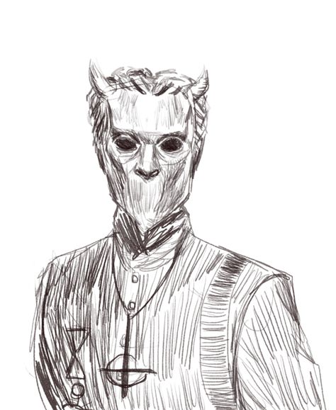 Ghoul Ghost, Ghost Album, Ghost Drawing, Ghost Art, Ghost Papa, Frog Drawing, Ghost Band, Band Ghost, Ghost And Ghouls