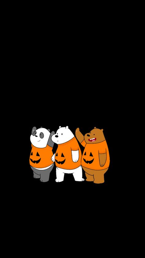 We Bare Bears Wallpapers, Bear Halloween, Germany Castles, Ice Bears, Disney Phone Wallpaper, Ghost Pictures, Cool Anime Backgrounds, We Bear, Cute Simple Wallpapers