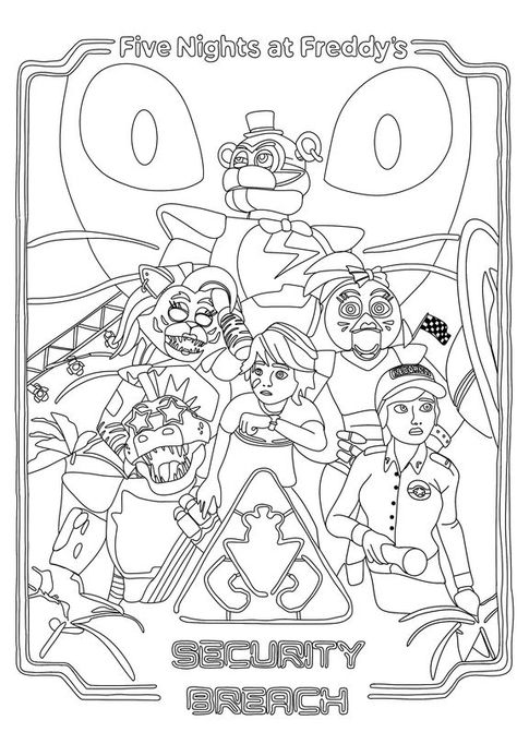 A4 Digital Downloadable Adult Colouring Page Fnaf Security Breach Group1 - Etsy Coloring pages for kids #coloringpagesforkids Coloring page for kids #coloringpageforkids Kids coloring page #kidscoloringpage 18.35 Fnaf Coloring Pages, Fnaf Security Breach, Coloring Page Ideas, Unicorn Coloring Pages, Adult Colouring, Security Breach, Easy Coloring Pages, Cool Coloring Pages, Page Ideas