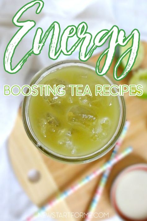 How To Boost Energy, Homemade Energy Drink, Energy Remedies, Energy Drink Recipe, Energy Tea Recipes, Best Vegetable Recipes, Tea Recipes Diy, Kitchen Witch Recipes, Natural Energy Drinks