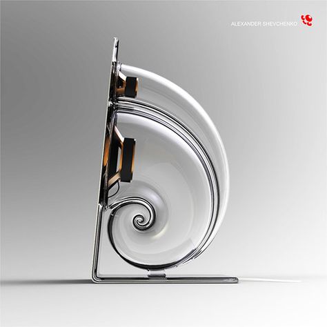 SNAIL on Behance Speaker Projects, Desktop Speakers, Horn Speakers, Audio Design, Id Design, Hi-fi, Speaker Design, Charles Eames, Sound Design