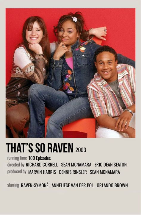 minimal polaroid series poster for that’s so raven Black Love Movies, African American Movies, So Raven, Movie Character Posters, That's So Raven, Most Paused Movie Scenes, Iconic Movie Posters, Series Poster, Film Posters Minimalist